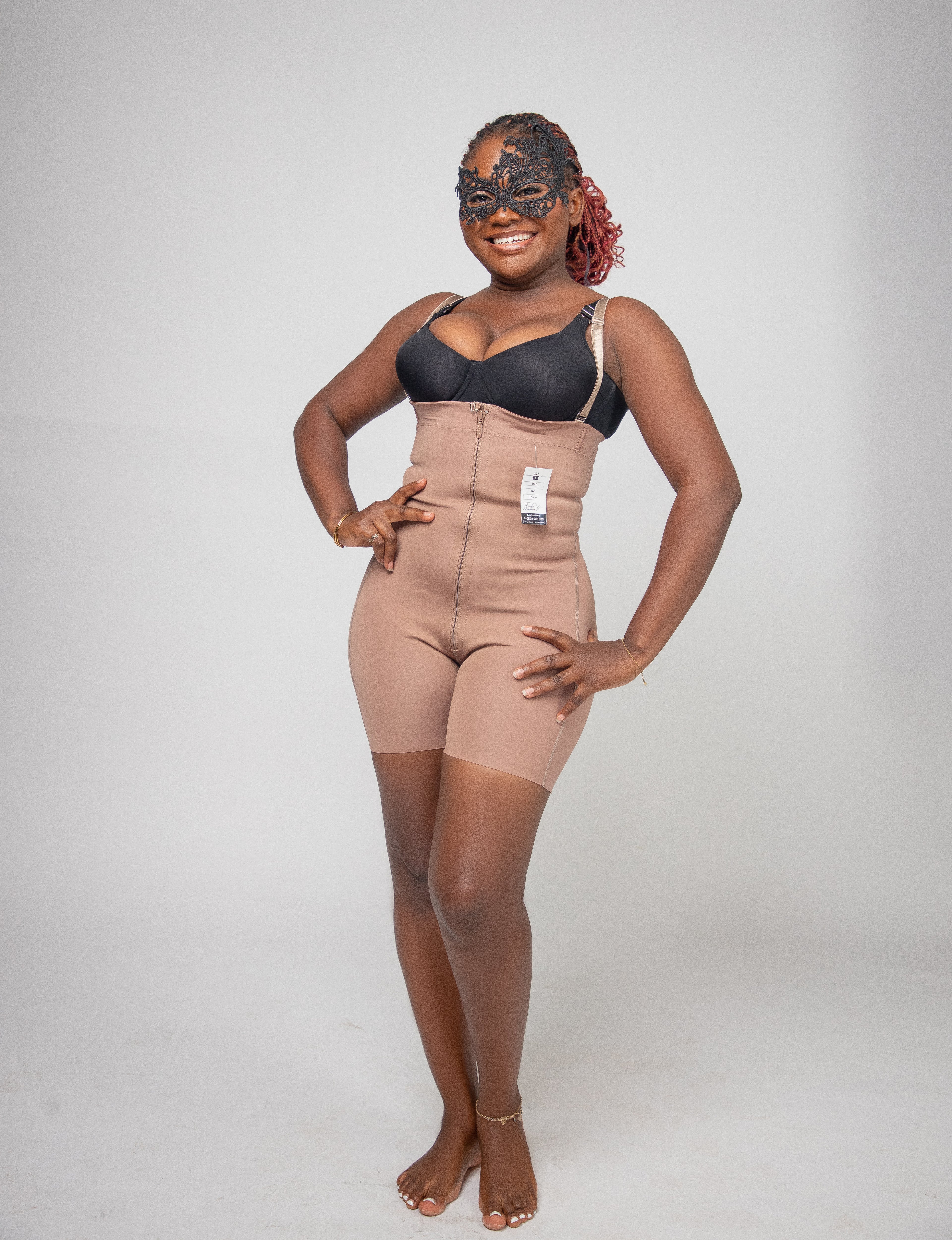 Mid-thigh seamless high waist shaper