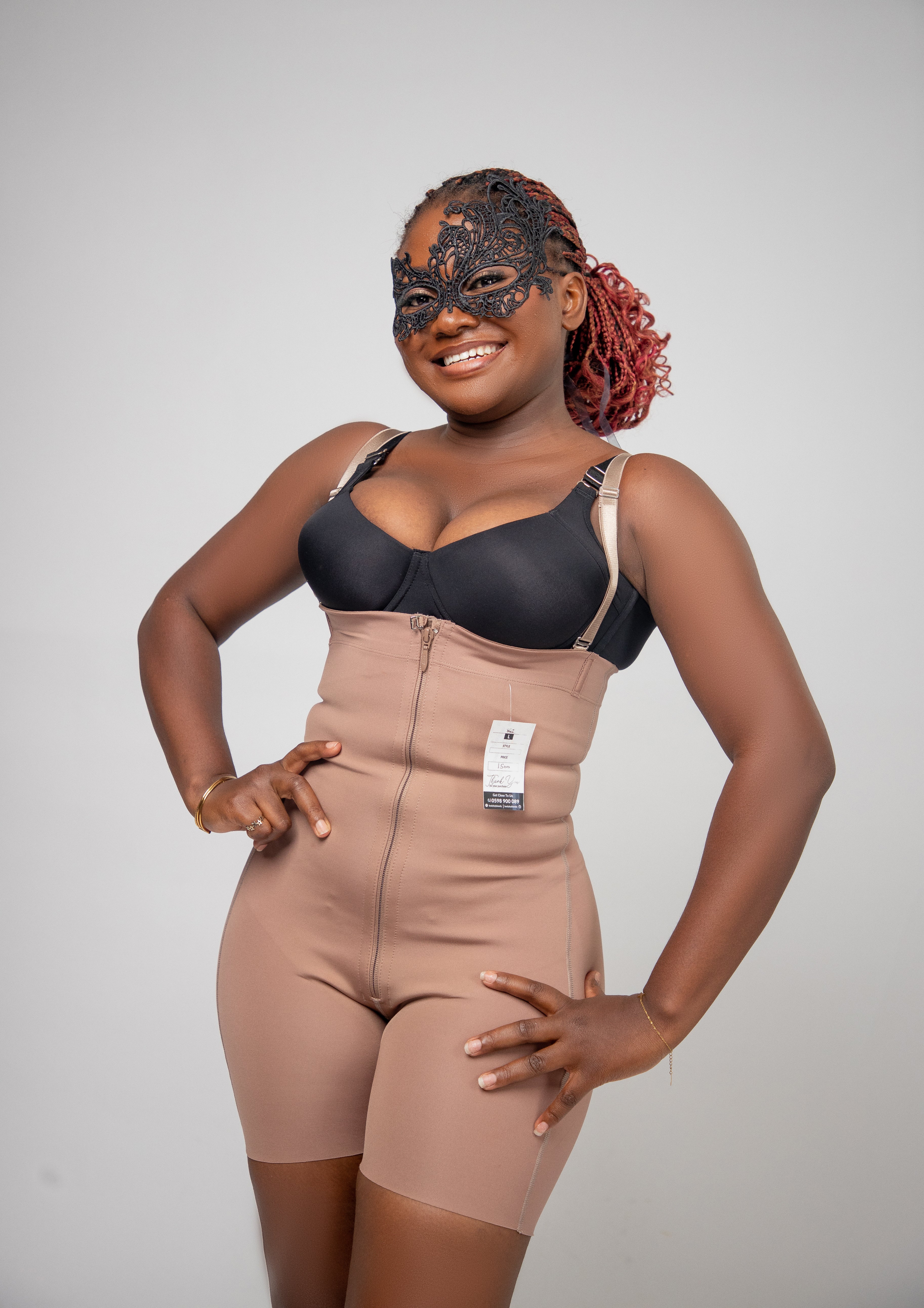 Mid-thigh seamless high waist shaper