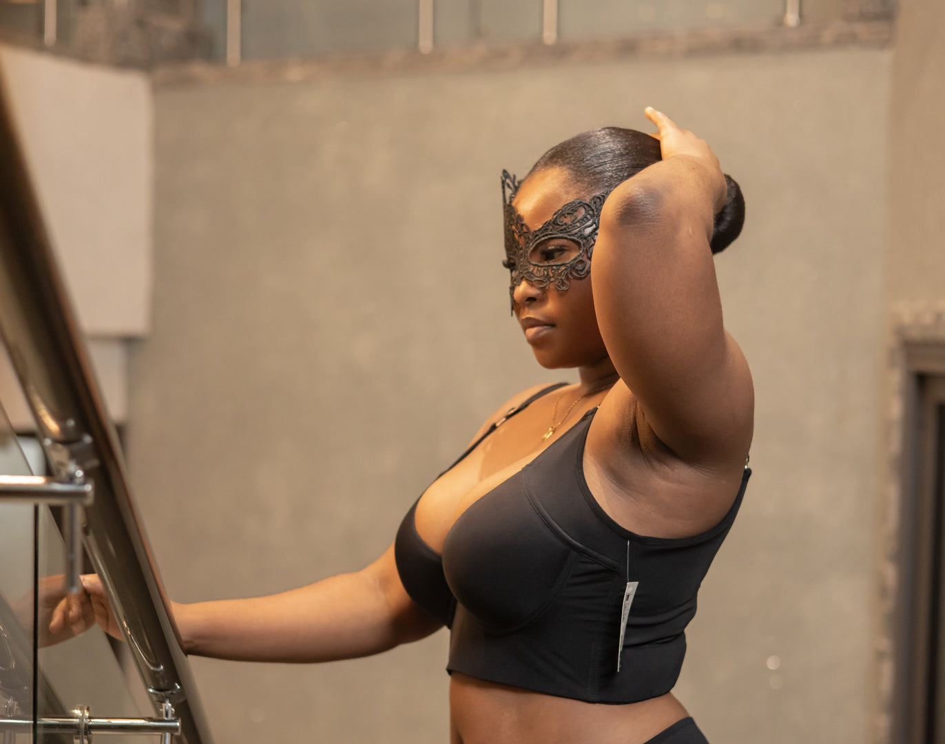 High-back coverage Bra