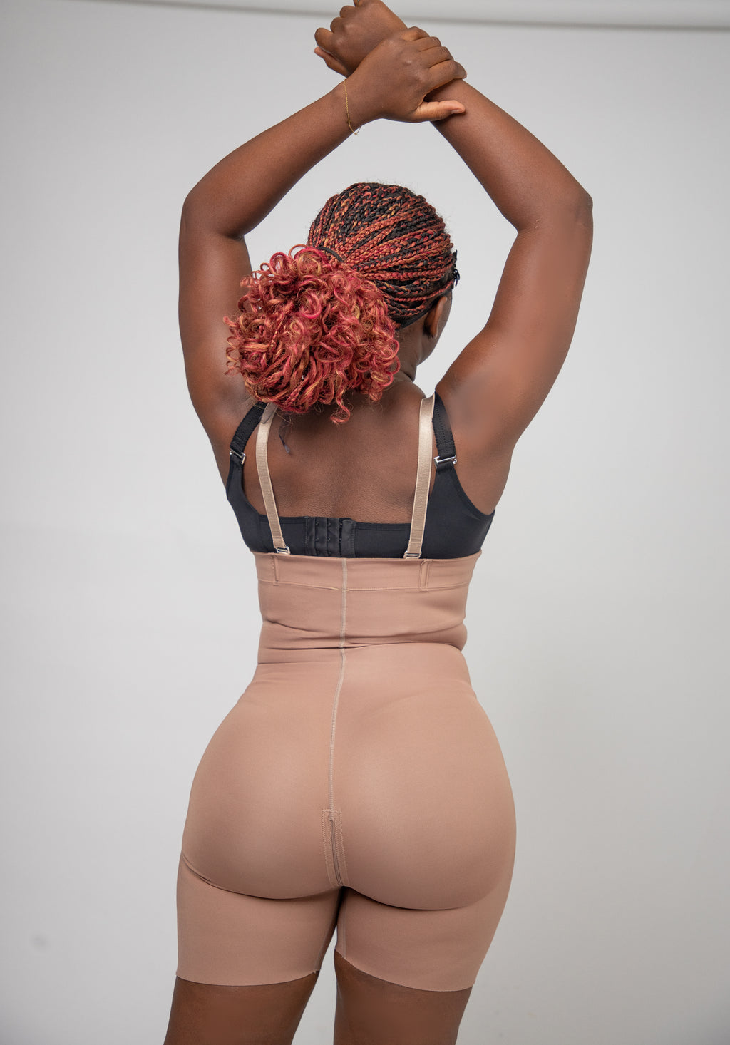 Mid-thigh seamless high waist shaper